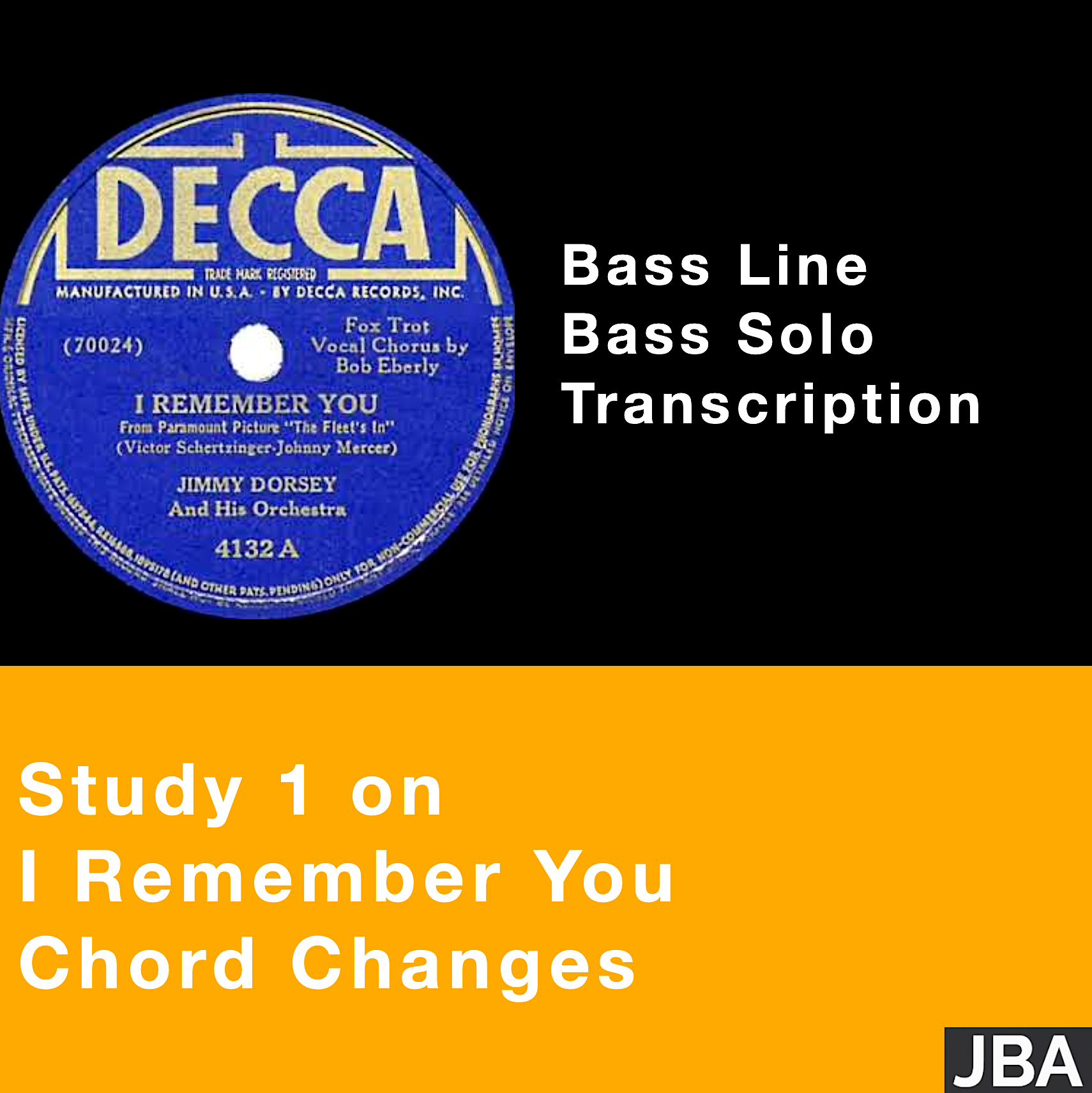 Study 1 on I Remember You chord changes