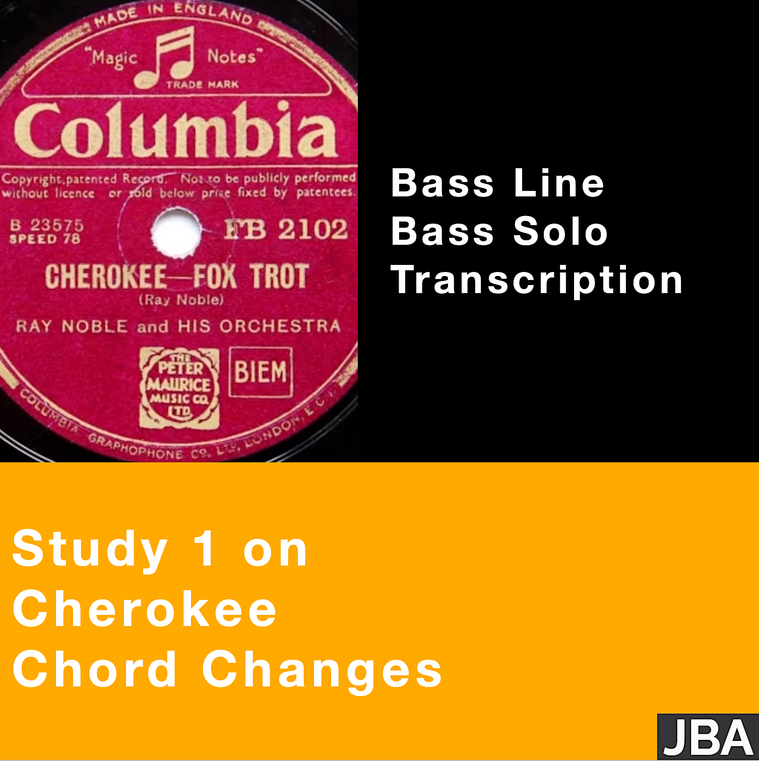 Study 1 on Cherokee chord changes