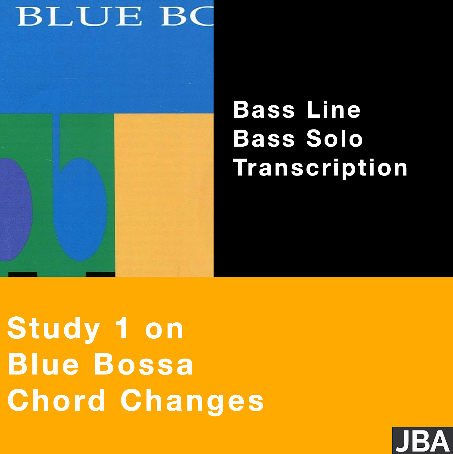 Study 1 on Blue Bossa chord changes