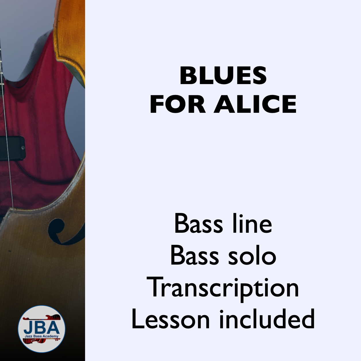 Play along video 03 - Blues For Alice