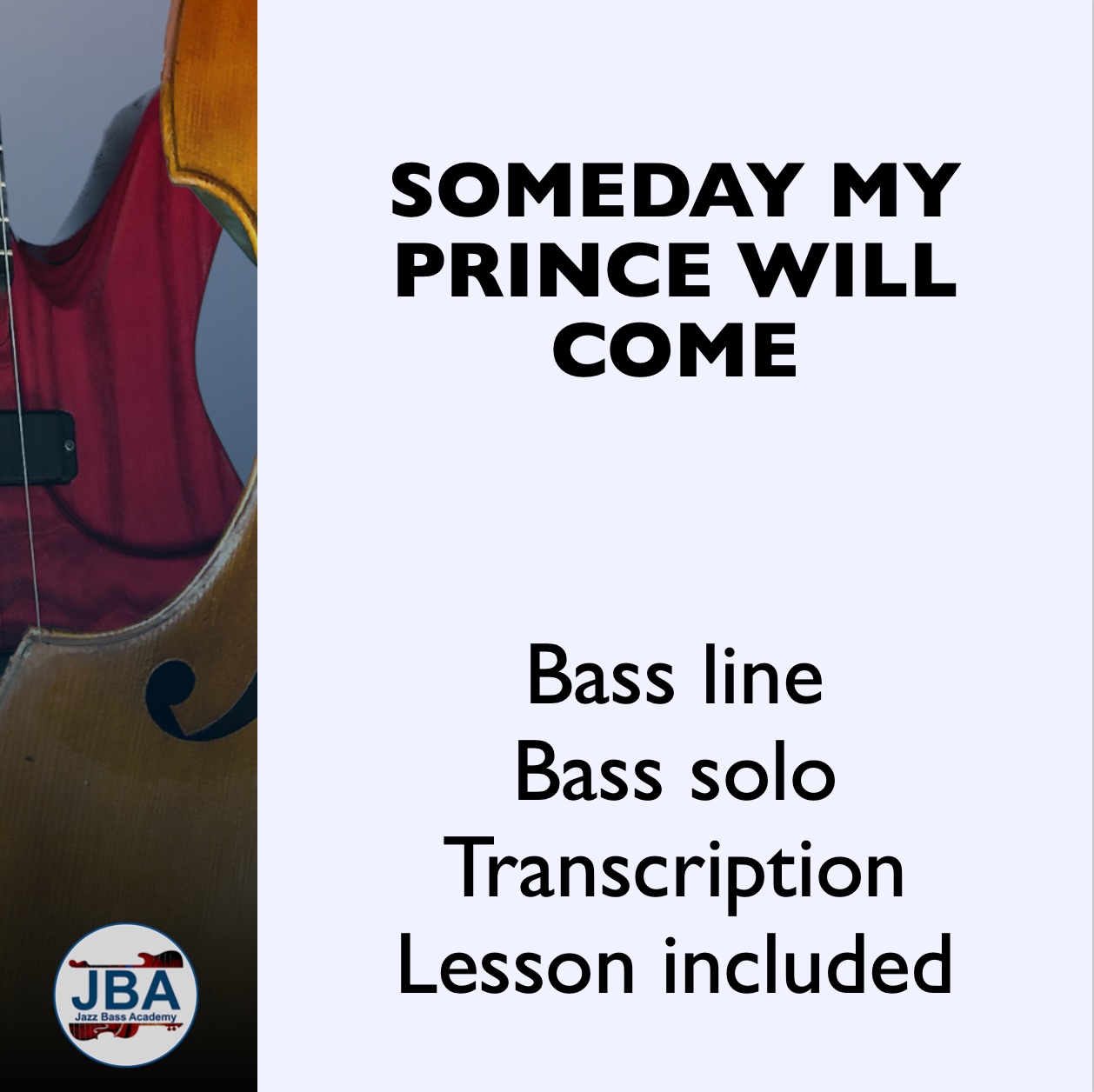 Play along video 14 - Someday My Prince Will Come