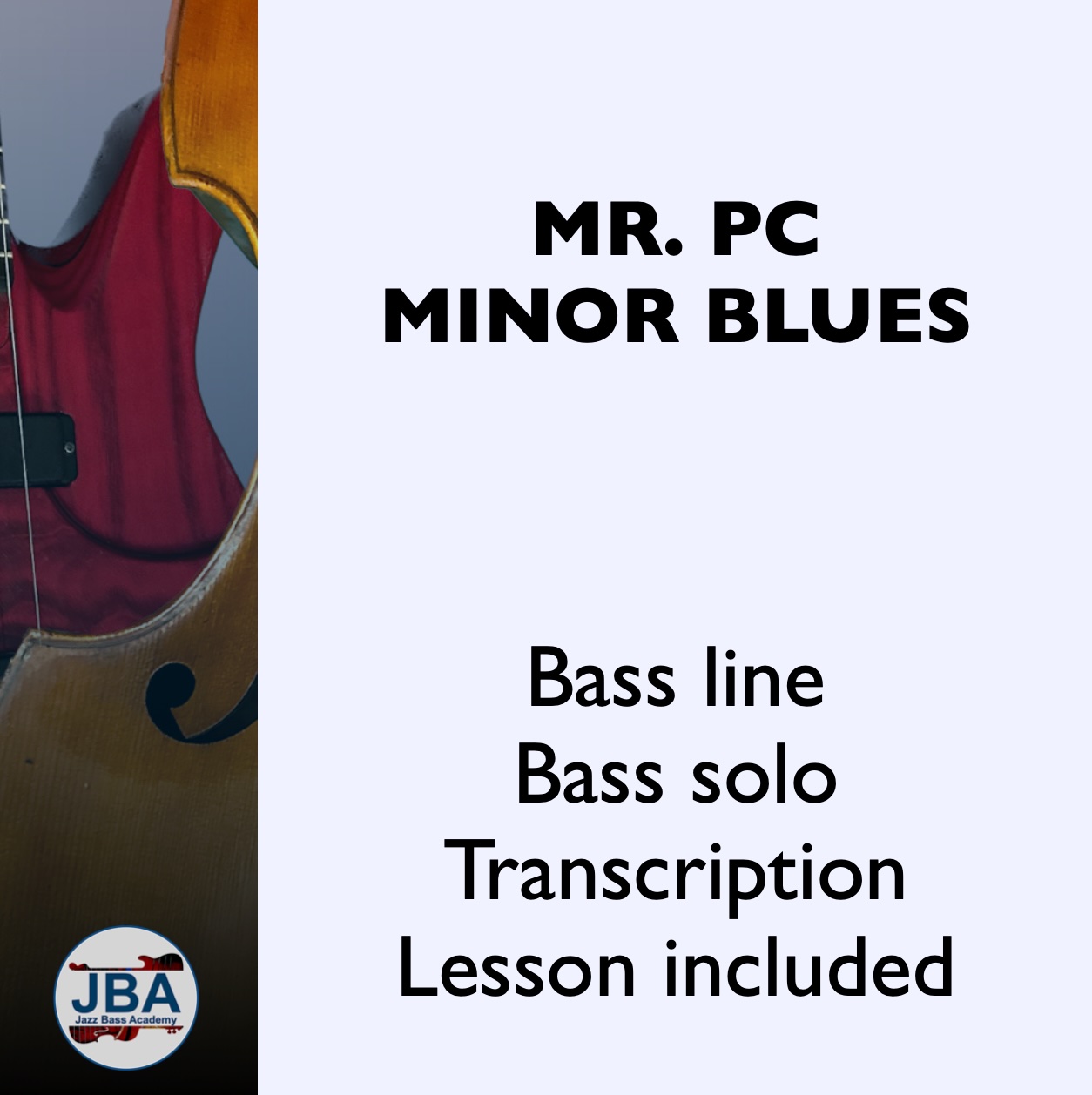 Play along video 16 - Mr. PC Minor Blues