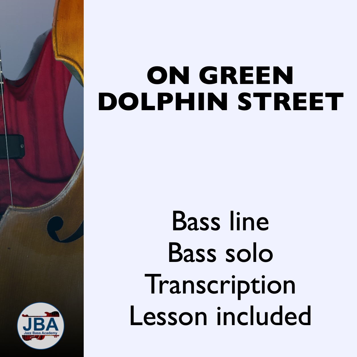Play along video 25 - On Green Dolphin Street