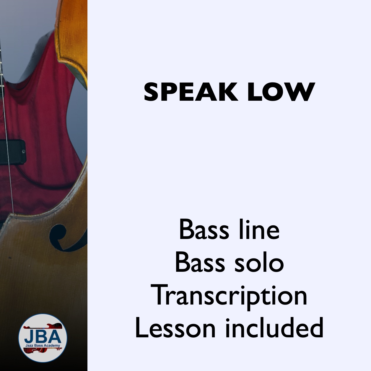 Play along video 34 - Speak Low
